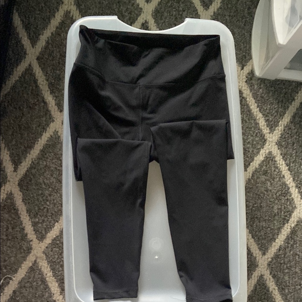 American Eagle Outfitters Black Leggings High Waist Full Length